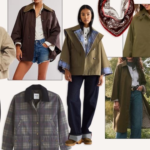 damson madder trench coat
